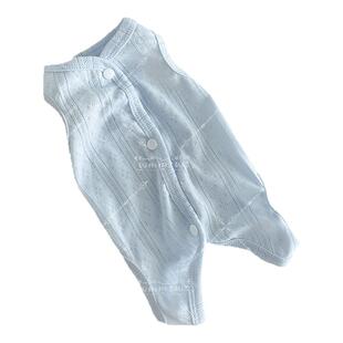 25年夏季无毛猫德文宠物猫咪纯棉婴儿棉透气轻薄包肚四脚衣绝育服