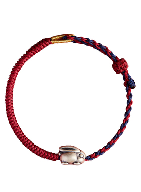 2023新款古典小银兔生肖手绳