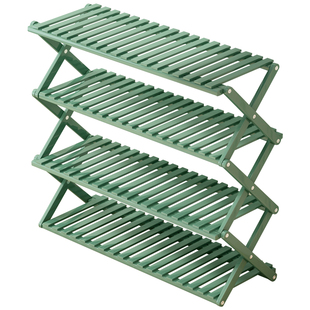 折叠鞋架小窄门口置物架免安装宿舍小型出租房用鞋柜空间利用神器