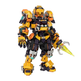 iblock工程队积木重工崛起机器人推土机益智拼装摆件男孩生日礼物