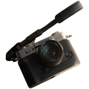 富士xt30三代保护套xs20相机套xt50腕带快拆xt5手绳带x100vi粉色