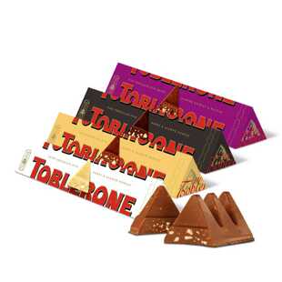Toblerone瑞士进口三角巧克力牛奶蜂蜜三角巴旦100g老友记巧克力