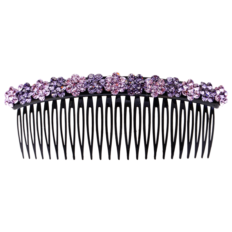华饰夫发梳水钻日韩气质发饰