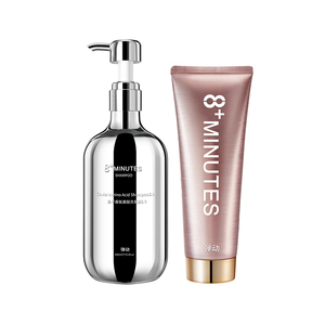 弹动8+minutes鱼子酱洗发水氨基酸丰盈蓬松柔顺护理八分钟洗发露