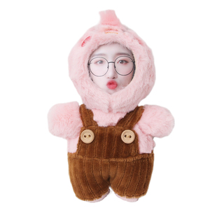 diy七夕礼物送男友照片定制人脸娃娃公仔男朋友情侣生日异地恋