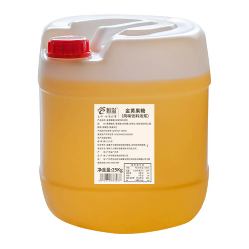 黄金果糖溢香源茶饮奶茶专用10斤装黄金糖浆风味浓缩商用果糖25KG
