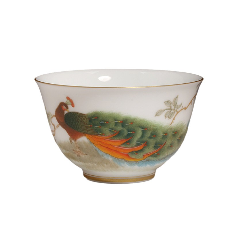 自慢堂釉中彩瓷器品茗杯