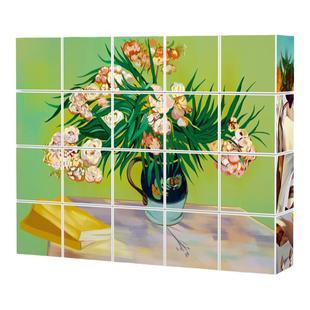 拼图玩具儿童4一5岁以上益智磁吸方块积木小学生艺术立体名画拼装