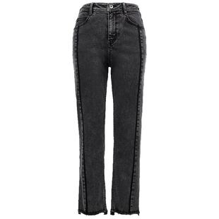 Vero Moda奥莱牛仔裤子女秋冬新款九分裤中腰显瘦修身水洗百搭