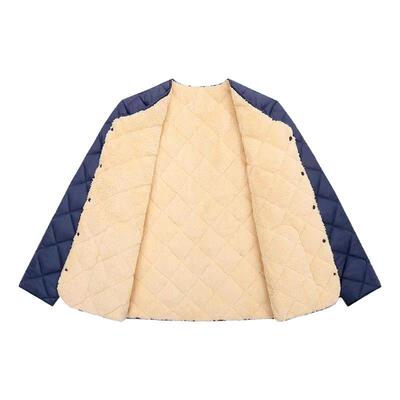 加厚冬季中老年棉衣加绒棉袄保暖