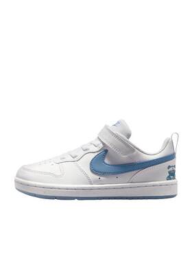 NIKE耐克男女小童鞋COURT BOROUGH图案运动鞋休闲板鞋IR3999-100