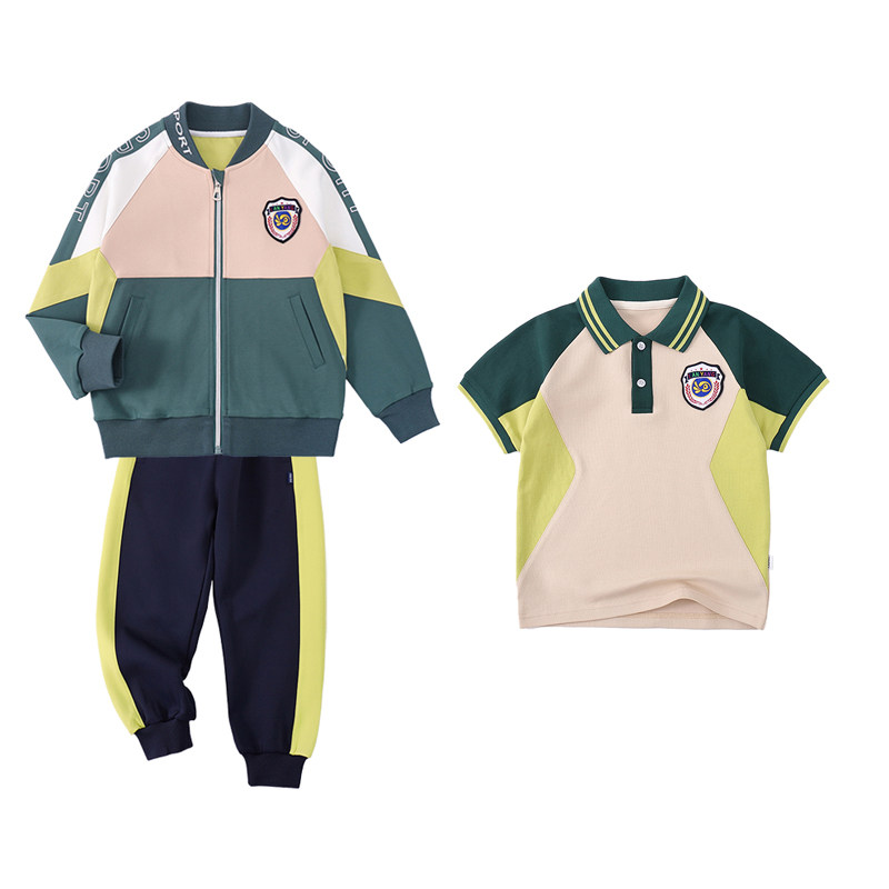 幼儿园园服春秋三件套小学生校服一年级儿童班服棒球服运动会装夏