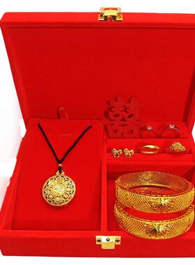 婚庆首饰套装新娘结婚假三金