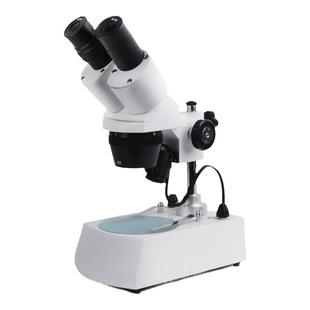 BRESSER光学电子体视显微镜高清专业级手机维修生物实验上下双LED光源专业医用台式体式显微镜工业级双目三目