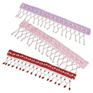 戏曲多色发带流苏珍珠头饰中国发饰汉服古风新中式唐宋明制清汉女