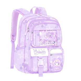 冰箱式开门女生库洛米书包三到六小学生女孩一年级减负护脊儿童四