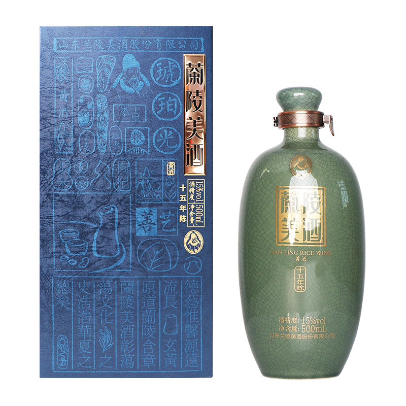 兰陵美酒15年陈500mL黄酒