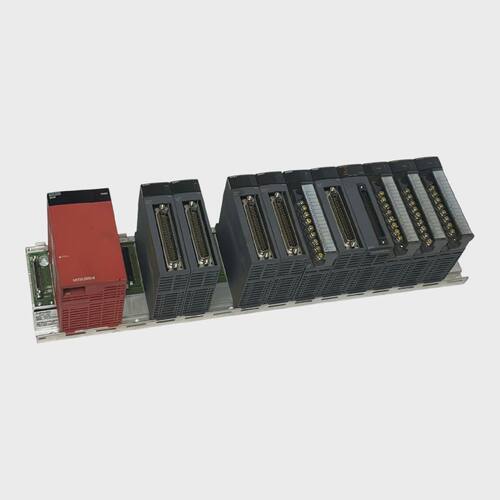 MITSUBISHI MELSECQ PLC Assembly Q312B Rack Q63P QX81 QX80 QY