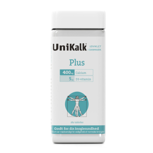 unikalk丹麦钙片碳酸钙孕妇补钙儿童钙好吞服
