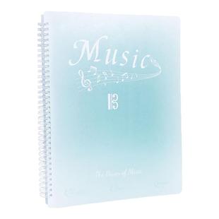 新款创意简约暖色系乐谱夹渐变乐谱册钢琴谱夹曲谱书夹