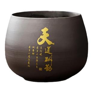 桌面垃圾桶轻奢高级感餐桌上垃圾盘陶瓷客厅茶几台面果皮收纳缸碗