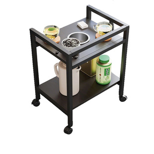 麻将茶几茶水架麻将桌小边几置物架棋牌室打牌可移动专用茶水桌