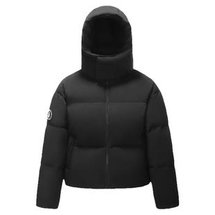 企鹅羽绒服女2026冬季户外防寒保暖百搭情侣连帽外套面包服男