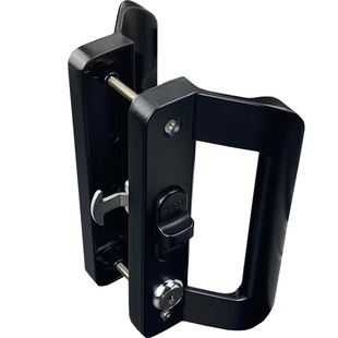 阳台平移门锁趟门拉手锁铝合金框推拉门锁阳台玻璃门把手倒钩锁扣