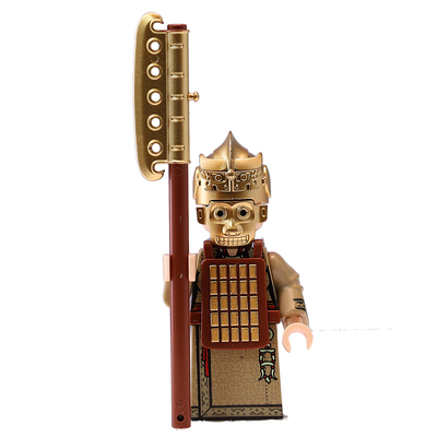 古代商周朝武士兵军事积木小人仔