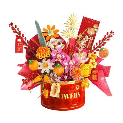 费米拥花拥花抱富桶春节礼盒