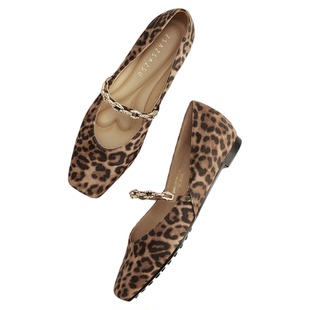 [徐若晗同款] 莎莎苏2025春夏赚爆幸运链芭蕾鞋轻软平底舒适单鞋