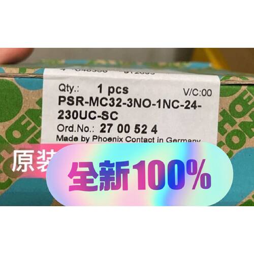 继电器！型号PSR-MC32-3NO-1询价