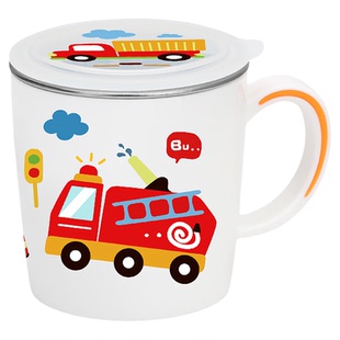 儿童水杯不锈钢宝宝刻度牛奶杯口杯直饮杯幼儿园家用带盖喝水杯子