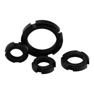 圆螺母国标锁紧螺母开槽止退螺丝母四槽并帽m10m12m16m20-m200