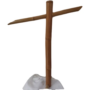 竹流水器惊鹿鱼缸摆件碳化竹竿增氧水循环景观造景园林