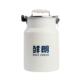 鲜朗猫粮盒密封存储桶狗粮盒防潮储存罐猫咪宠物不锈钢储粮桶5L