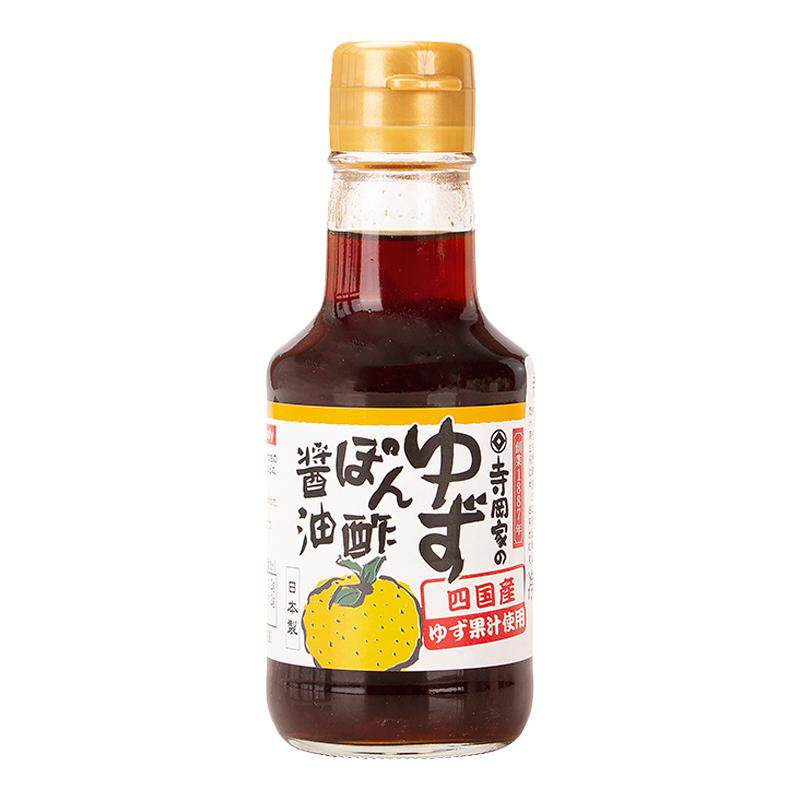 日本进口寺冈家柚子醋酱油味调味汁150ml蔬菜沙拉凉拌火锅蘸酱料