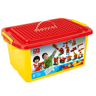 邦宝大颗粒3-4岁儿童益智玩具5-6周岁机器人拼装机械齿轮积木6530