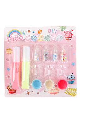 做蛋糕手工diy套装女挤奶油玩具
