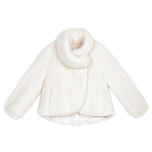 月白风倾丨一城风絮丨冬款原创仿皮草百搭毛毛外套加厚保暖上衣女