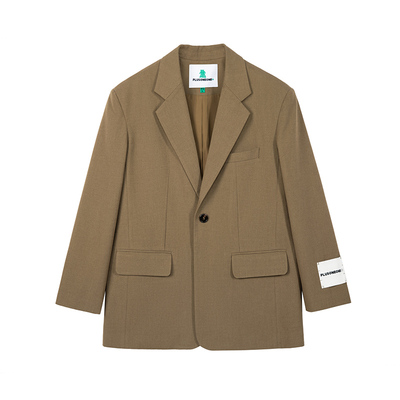 长袖西装PLUSONEONE+老钱风