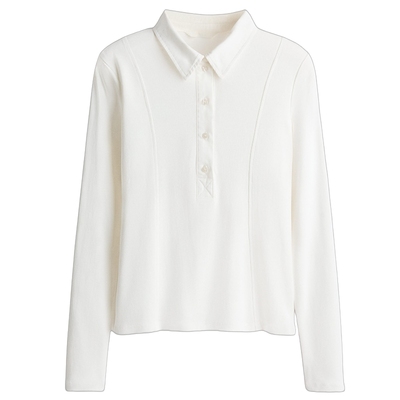 HM女装毛针织衫2026春季新款row系针织衫修身Polo潮流上衣1323884