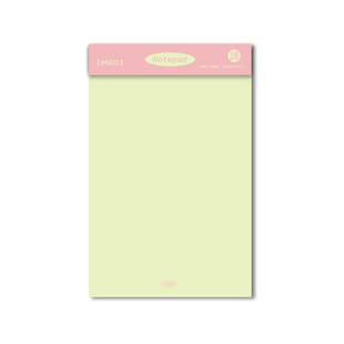 三年二班 微风撞色可撕拍纸本加厚高颜值笔记本草稿本便签本初高中生大学生考研专用默写单词本演草本小本子