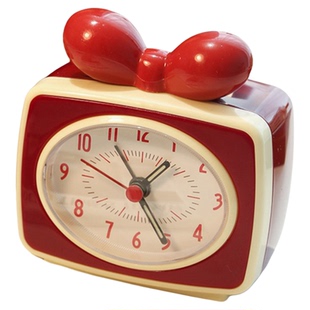 小闹钟桌面电子时钟儿童女孩学生专用起床神器高颜值摆件台式钟表