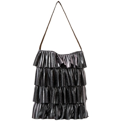 casselini设计感珠光手提单肩包