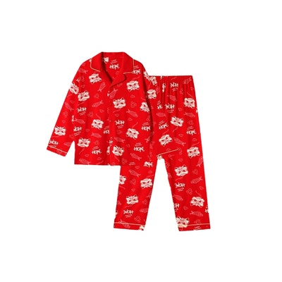 本命年男童红色睡衣属蛇12岁新年