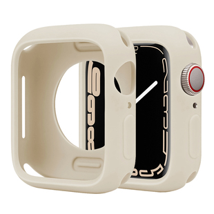 适用苹果手表11/10代保护壳iwatch9保护套7/6/5/4/se代软硅胶apple watch s8表套series10超薄糖果色防摔46女