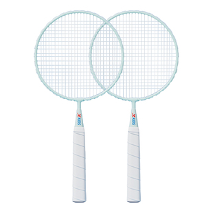 特步儿童羽毛球拍正品旗舰店小学生专用碳素纤维初学者训练双拍