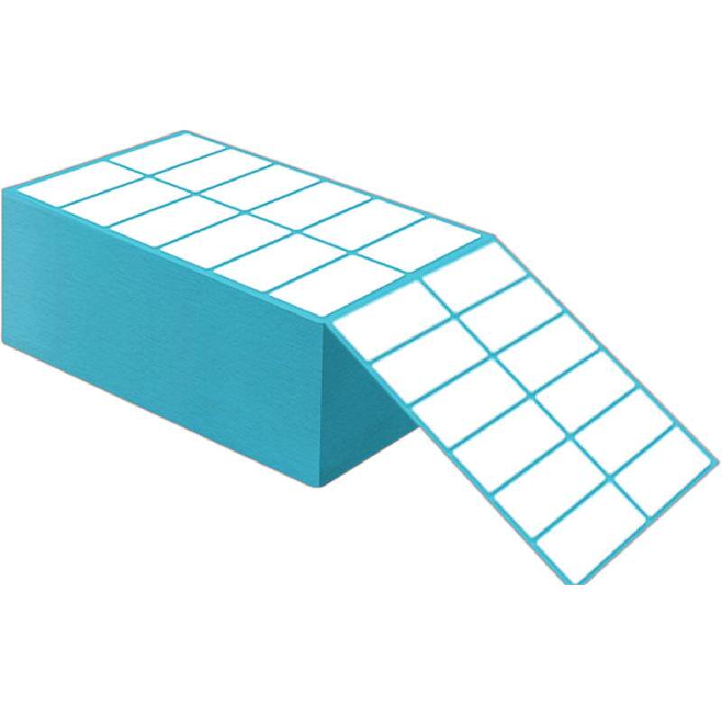 折叠三防热敏标签纸50*30*6000张双排条码打印机40x60不干胶快递超市商品价格条形码合格证说明书粘贴纸定做