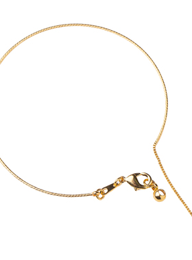 可串小配珠配饰好操作铜镀金不易掉色极细手绳细细的穿珠软手镯